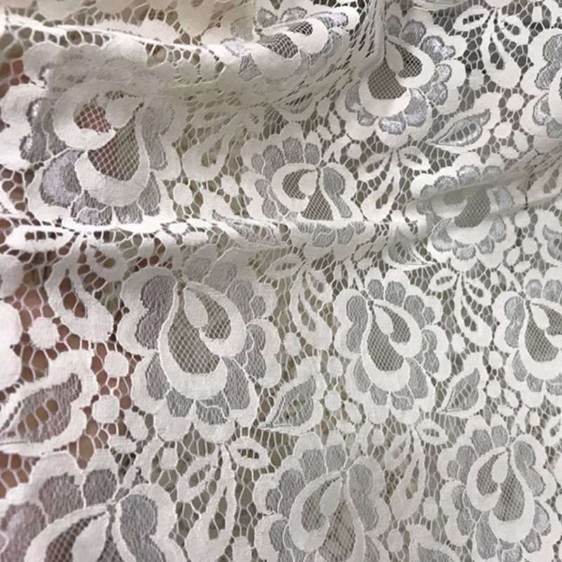 Dress Cutwork Nylon Lace Fabric for Women's Wear Wholesale Supplier 4